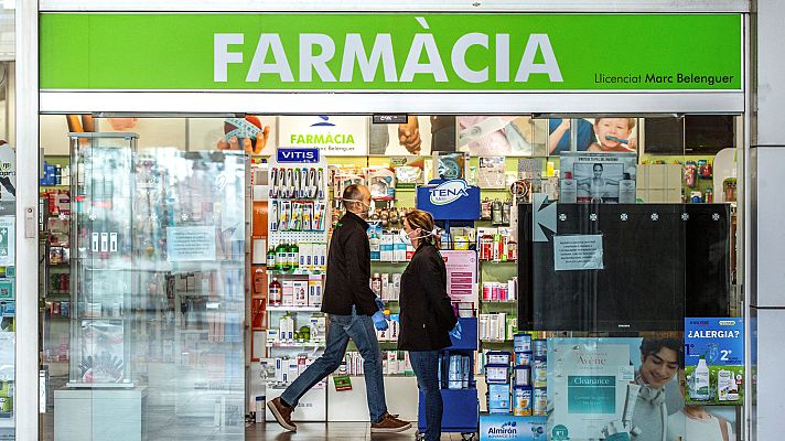 Telediario 1 - El colegio de farmacéuticos propone realizar test rápidos en las farmacias