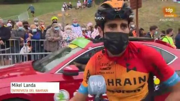 Tour de Francia - Tour 2020 | Landa: "Hemos logrado unos segundos que me han metido en la carrera"