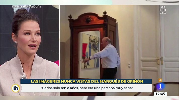 La hora de La 1 - Esther Doña y las imágenes nunca vistas del Marqués de Griñó
