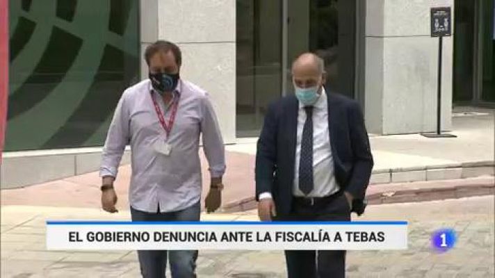Telediario 1 - El Gobierno lleva a Tebas ante la Fiscalía por su presunta relación con el Fuenlabrada