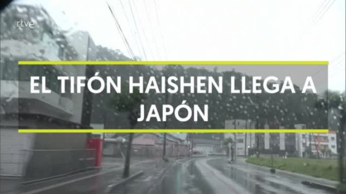 El tifón Haisen golpea la costa suroeste de Japón y obliga a evacuar a más de 42.000 personas