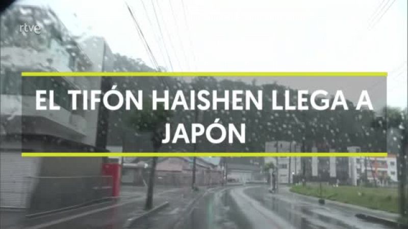 El tifón Haisen golpea la costa suroeste de Japón obligando a evacuar a más de 42.000 personas