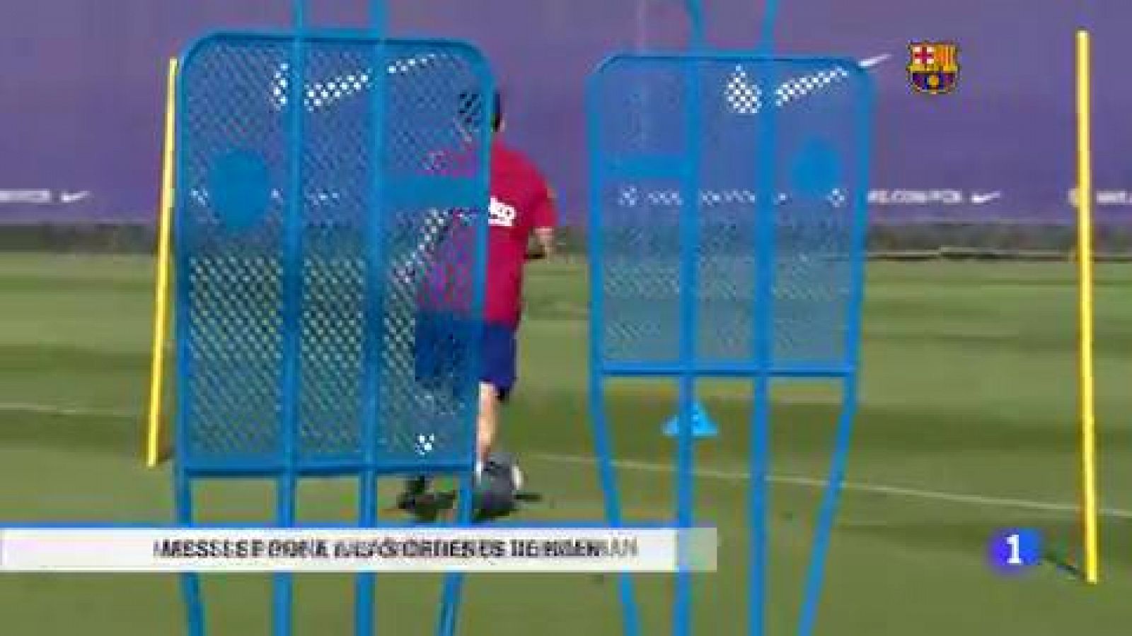 Messi retoma los entrenamientos con el Barça