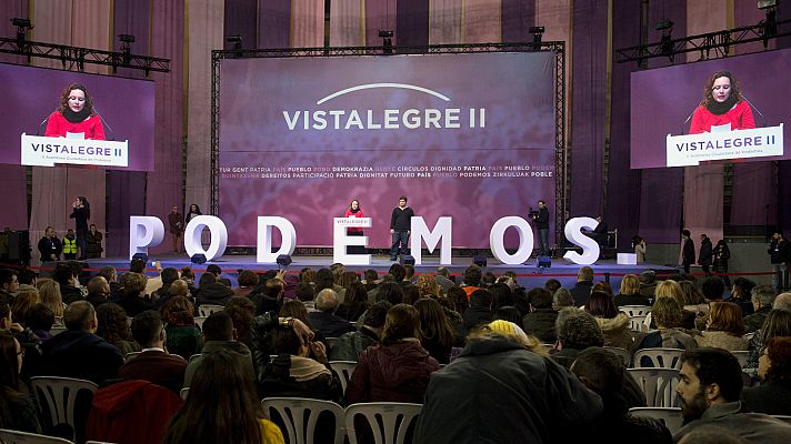 Telediario 1 - La Fiscalía pide que se investigue a Podemos pero limita la causa a los contratos con la consultora Neurona