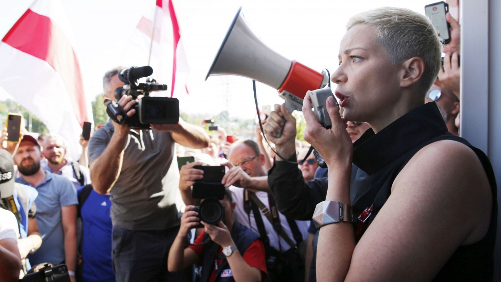 La policia bielorrusa detiene a Kolésnikova, la última líder de la oposición a Lukashenko - RTVE.es