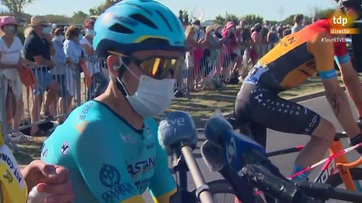 Tour de Francia - Tour 2020 | Miguel Ángel 'Superman' López: "Nos hemos visto cortados al final por una caída, pero los compañeros han hecho un magnífico trabajo"