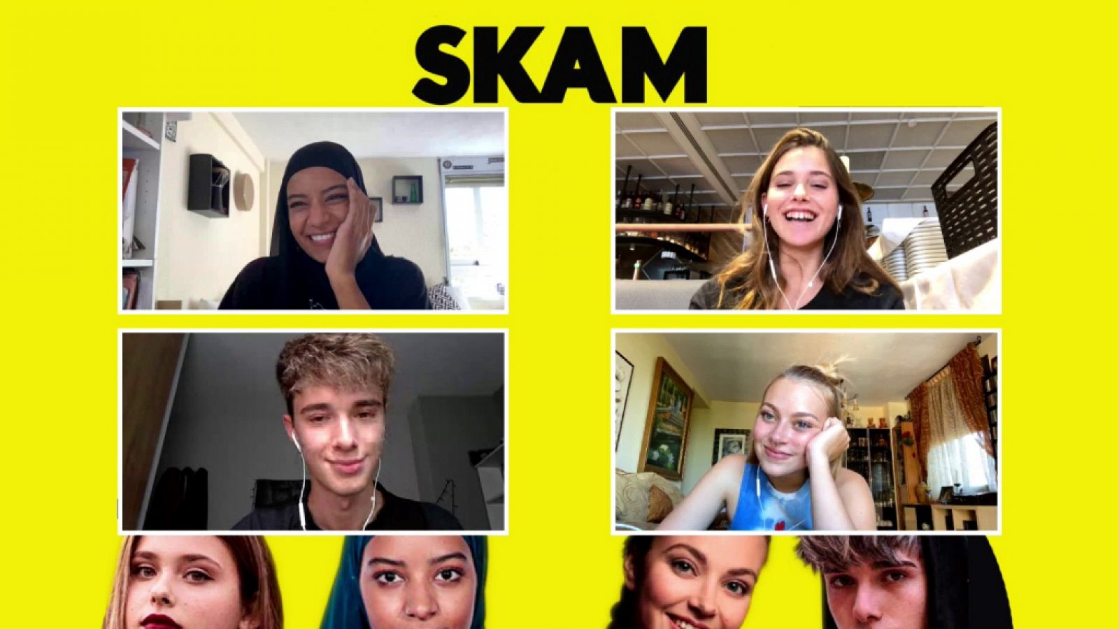 Hajar Brown, Irene Ferreiro, Nicole Wallace y Alejandro Reina sobre la última temporada de 'Skam'