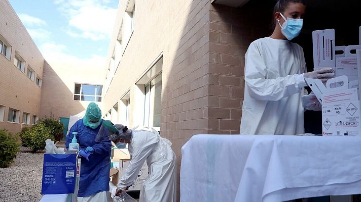 Telediario 1 - El aumento de casos de coronavirus obliga a imponer restricciones en diferentes puntos de España