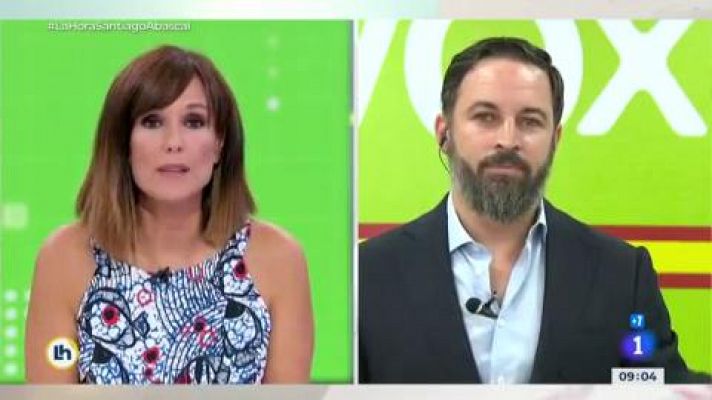 La hora de La 1 - Abascal asegura que la moción de censura sigue en pie: "Es el Gobierno que la merece con más claridad"