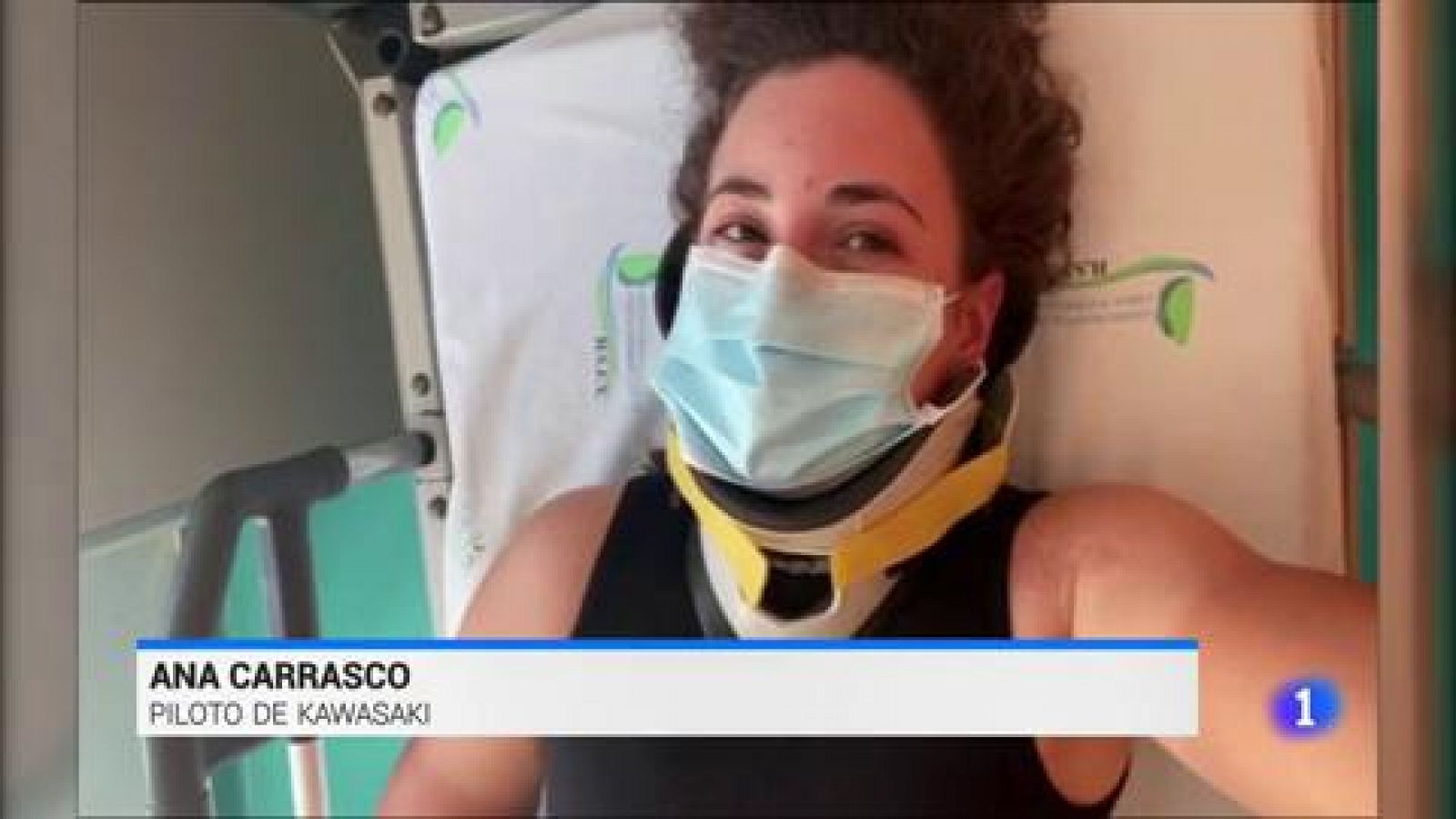 Ana Carrasco se fractura dos vértebras tras sufrir una caída en un entrenamiento