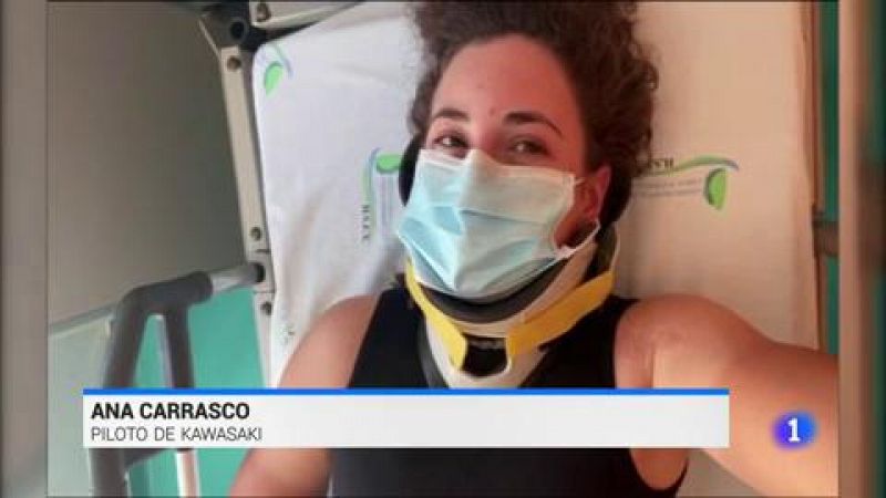Ana Carrasco se fractura dos vrtebras tras sufrir una cada en un entrenamiento