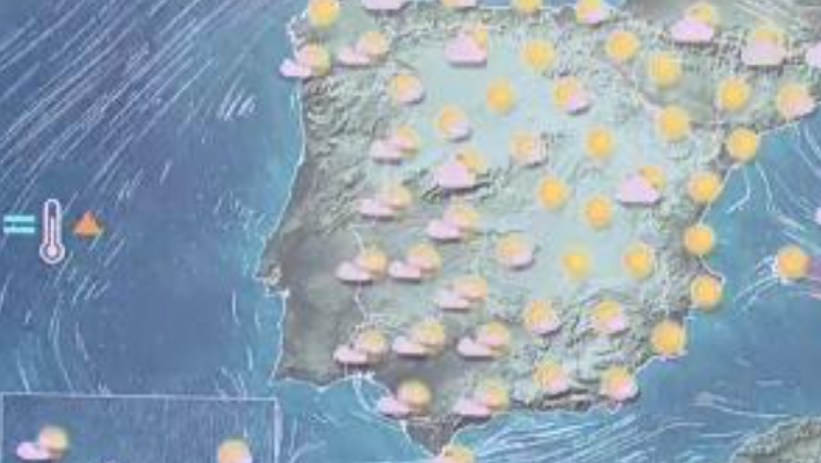 Chubascos o tormentas localmente fuertes en Menorca y poco nuboso en el resto