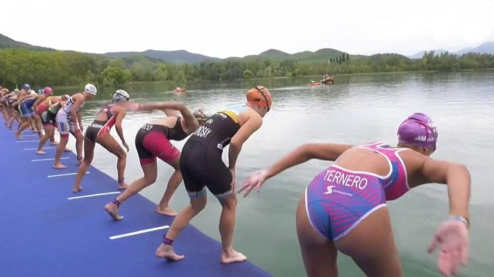 Triatlón - Campeonato España Relevos mixtos. Prueba Banyoles: resumen