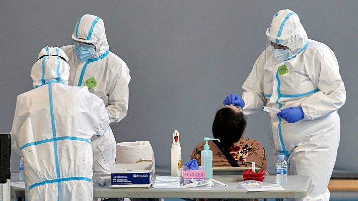 Telediario 1 - Retrasos en los resultados de las PCR