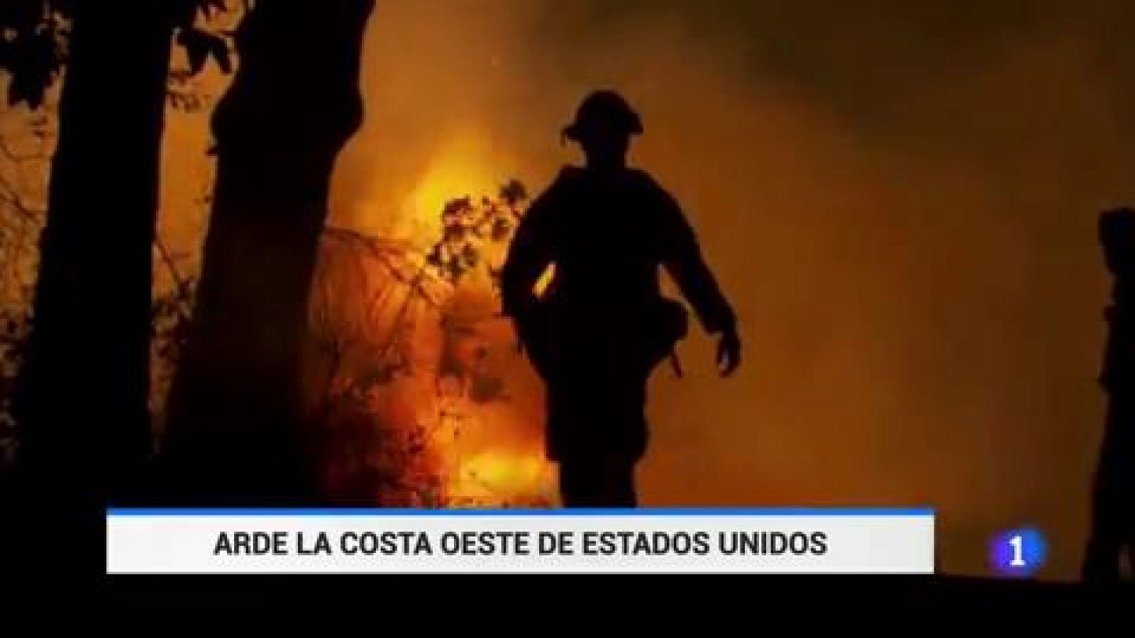 Telediario 1: Quince muertos y cientos de miles de evacuados por fuegos en el oeste de EE.UU. | RTVE Play