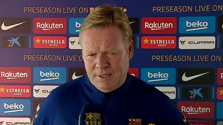 Telediario 1 - Koeman: "Messi es el mejor y ojalá pueda repetirlo esta temporada"