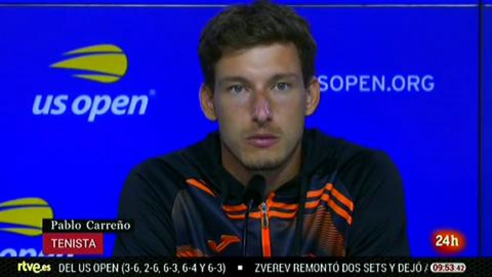 Carreño reconoce la superioridad de Zverev en el US Open | Ver