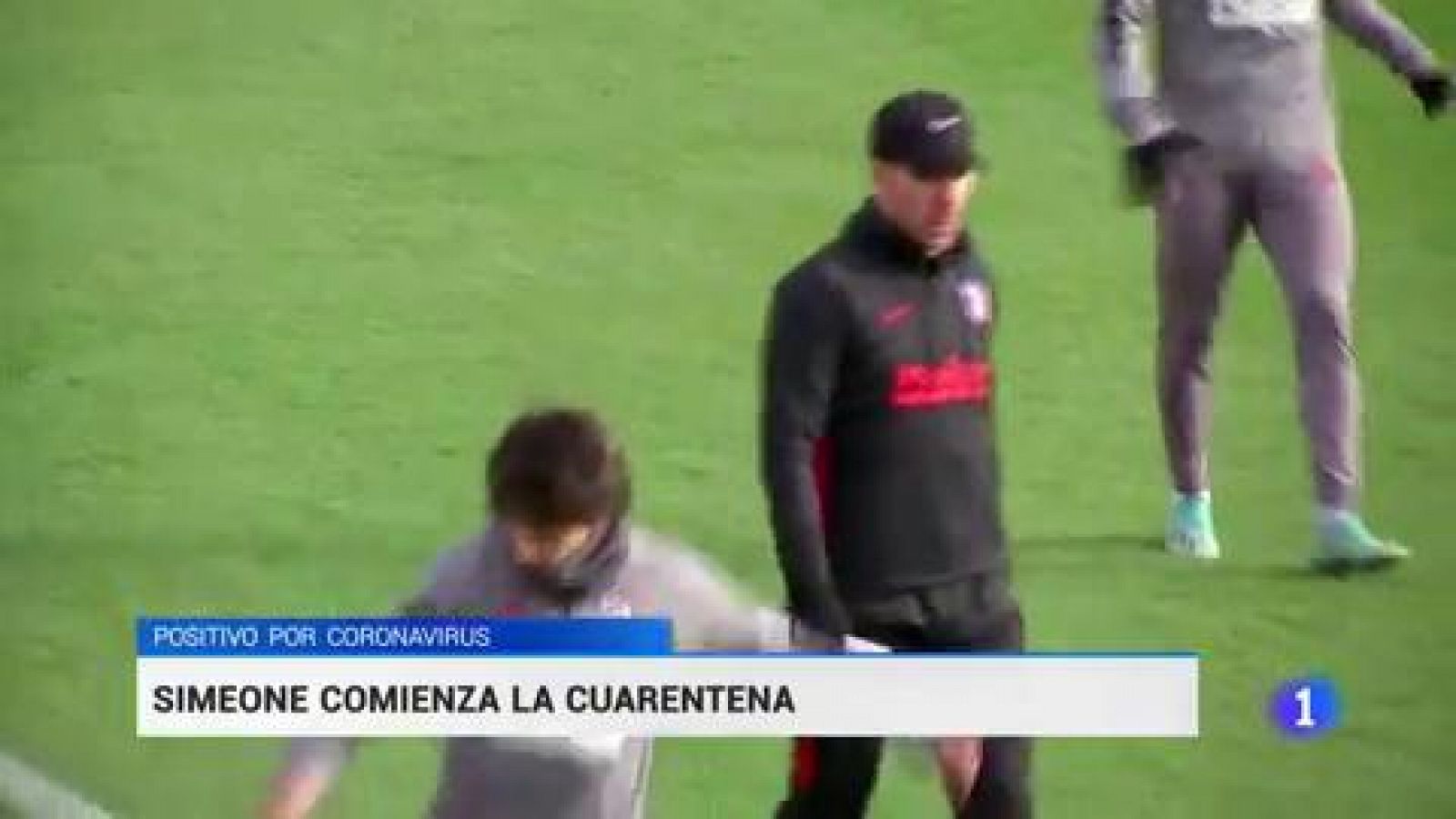 Simeone, aislado en su casa, tras dar positivo por COVID-19 | Ver