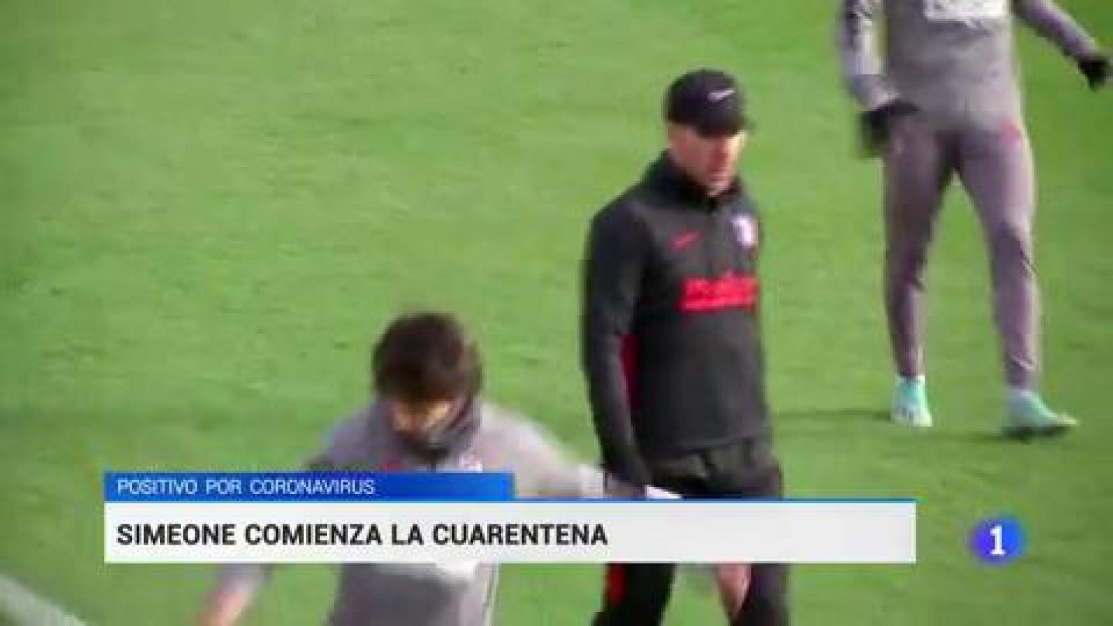 Simeone, aislado en su casa, tras dar positivo por COVID-19