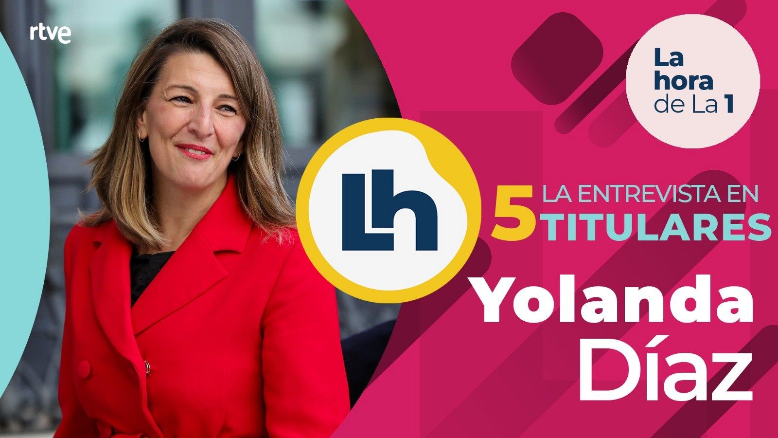 Entrevista a Yolanda Díaz en cinco titulares