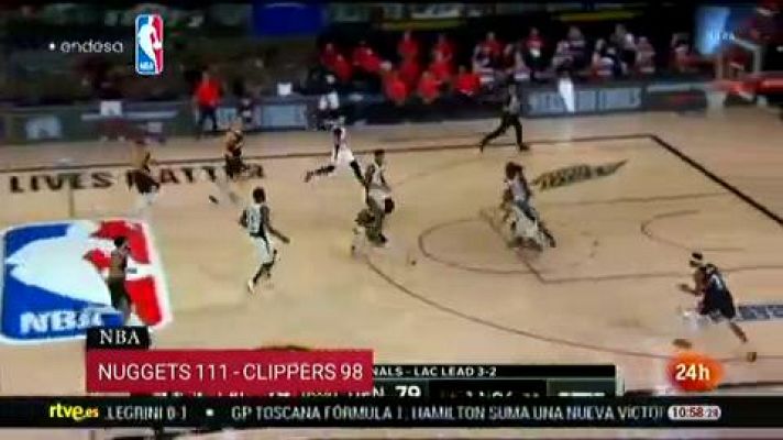 Telediario 1 - Los Nuggets remontan y fuerzan el séptimo partido ante Clippers