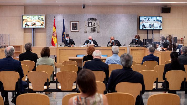 Telediario 1 - Comienza el juicio contra once ex directivos de la SGAE por desvío masivo de fondos