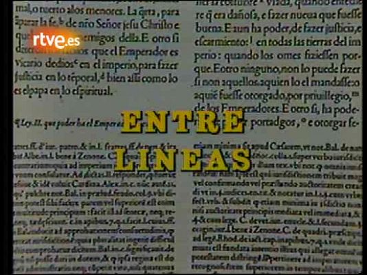Escritores en el Archivo de RTVE - Un programa 'Entre líneas' de 1988