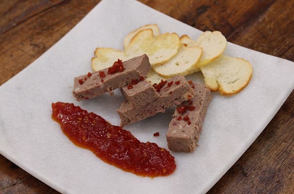 RTVE Cocina - Terrina de paté ibérico con mermelada de tomate