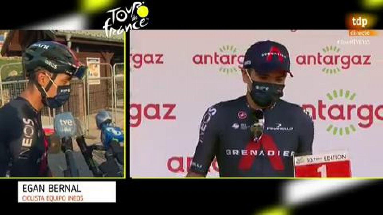 Etapa 16 del Tour de Francia | Egan Bernal: "He estado todo el día sufriendo dolores de espalda"