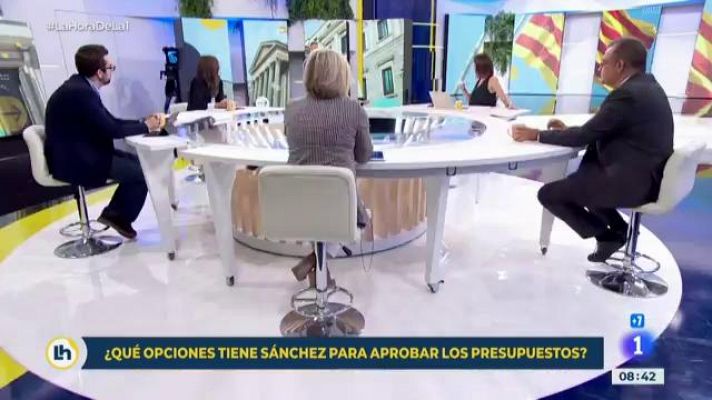 La hora de La 1 - Echenique, sobre los Presupuestos: "Cs se autoexcluye solo minimizando a uno de los socios de Gobierno"