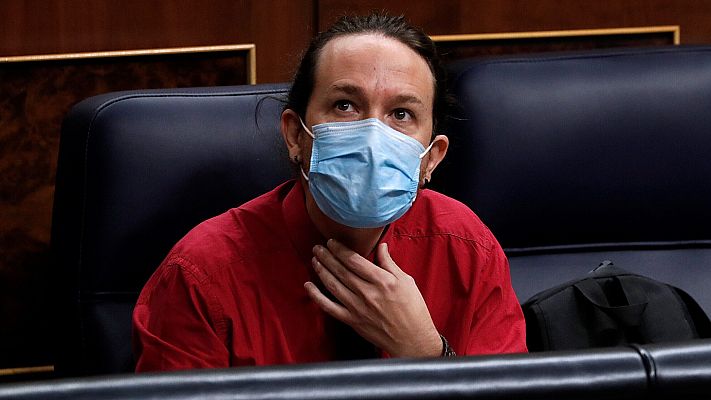 Informativo 24h - Iglesias, a Egea, tras preguntarle si está "del lado de los okupas": "¿Conoce la diferencia entre allanamiento y ocupación?"