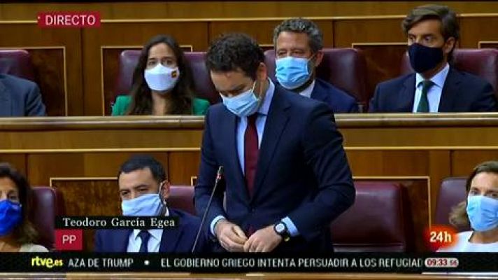 Iglesias, a Egea, tras preguntarle si está "del lado de los okupas": "¿Conoce la diferencia entre allanamiento y ocupación?"