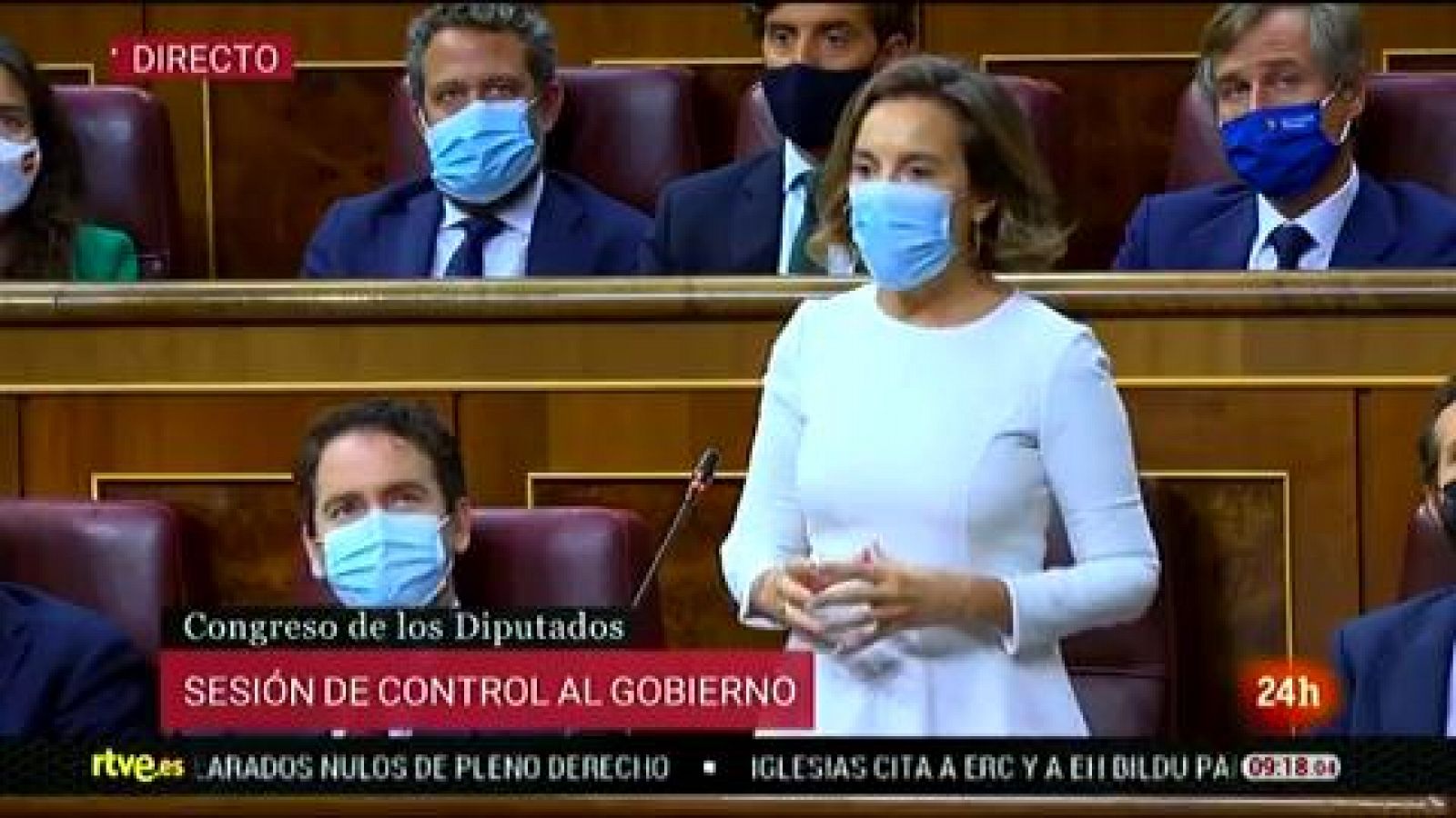 Calvo y Gamarra se acusan de deslealtad mutua en un duro cara a cara en el Congreso