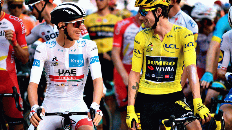 Roglic y Pogaçar, el milagro esloveno en el Tour