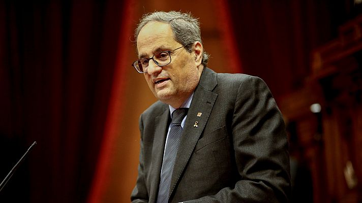 Torra acusa al Estado de estar instalado en la "venganza" antes de acudir al Supremo este jueves