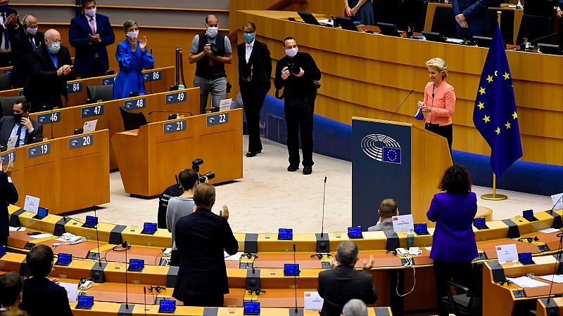 El curso político arranca en el Parlamento Europeo entre fuertes medidas de seguridad por la COVID-19