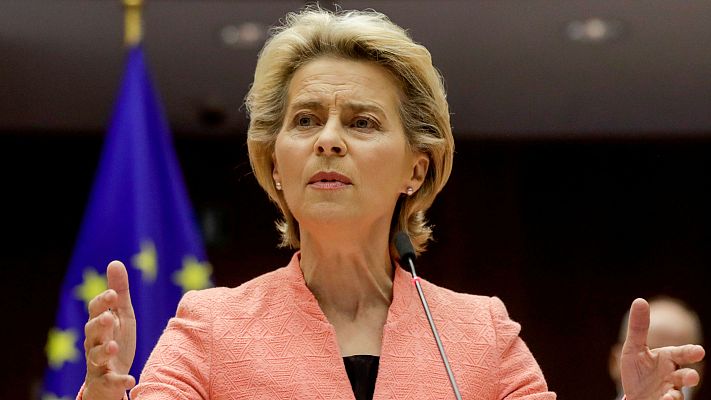 Von der Leyen marca el regreso del Parlamento Europeo