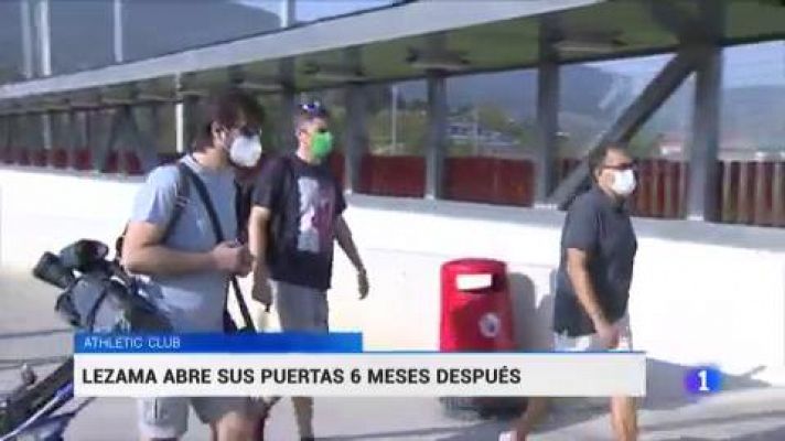 Telediario 1 - Lezama abre sus puertas para la prensa seis meses después