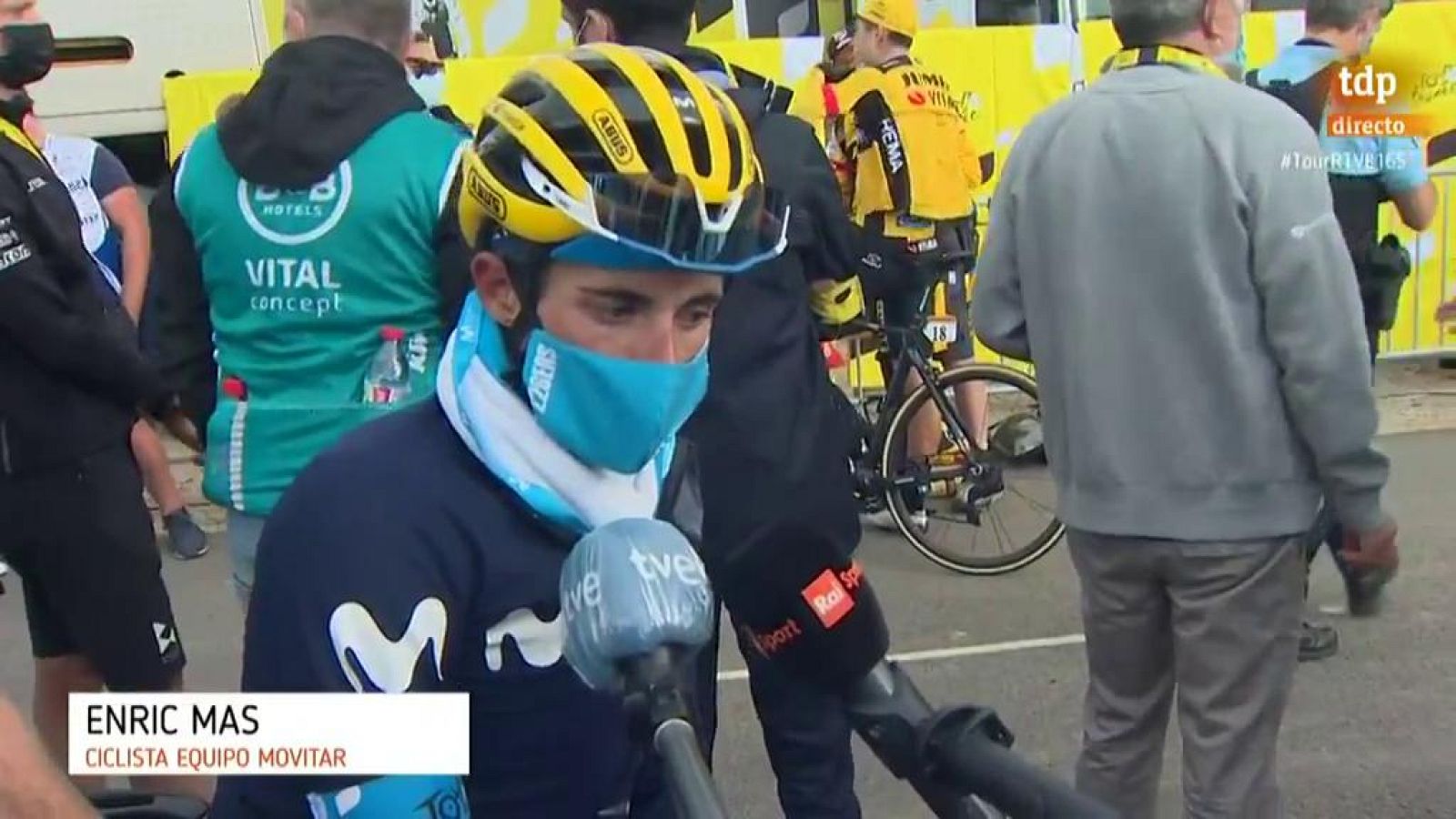 Tour 2020 | Enric Mas: "Quien no arriesga no gana. Chapeau para el Bahrain. Esto es el ciclismo"