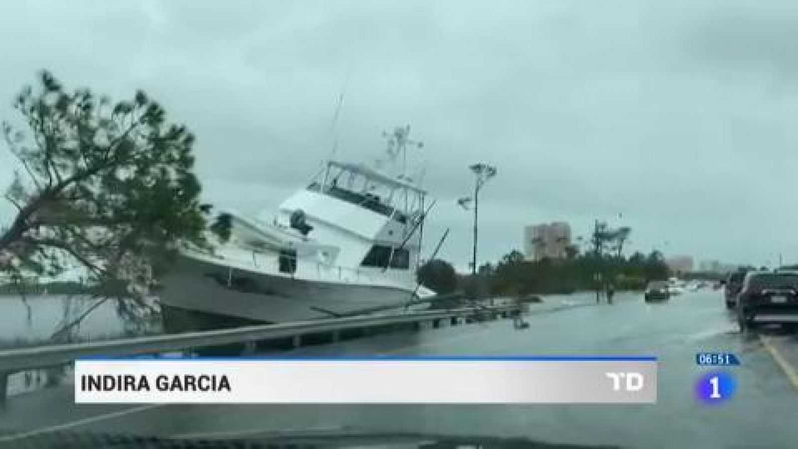 Telediario 1: El huracán Sally deja graves inundaciones y miles de evacuados en Florida y Alabama | RTVE Play