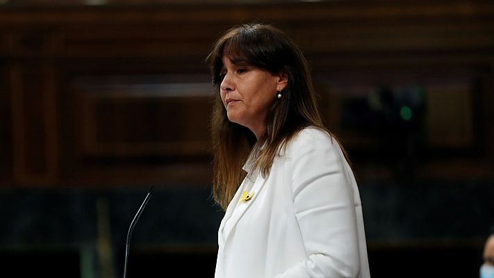 Borràs denuncia que la posible inhabilitación de Torra es "un atropello democrático" y pide al Gobierno "voluntad política"  