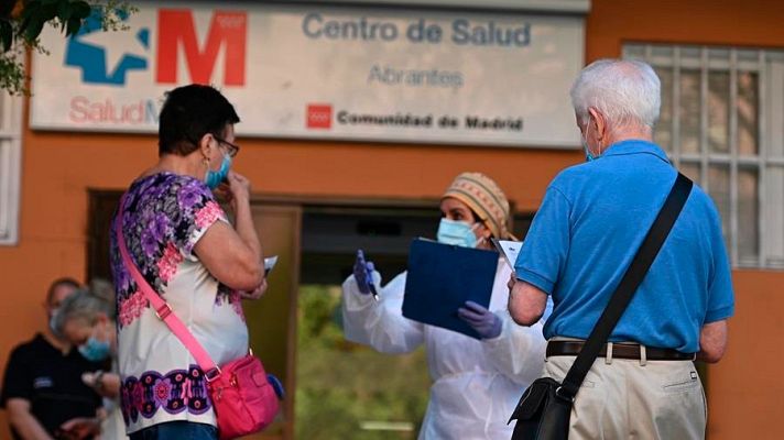 Telediario 1 - Crece la saturación en los centros de salud de Madrid
