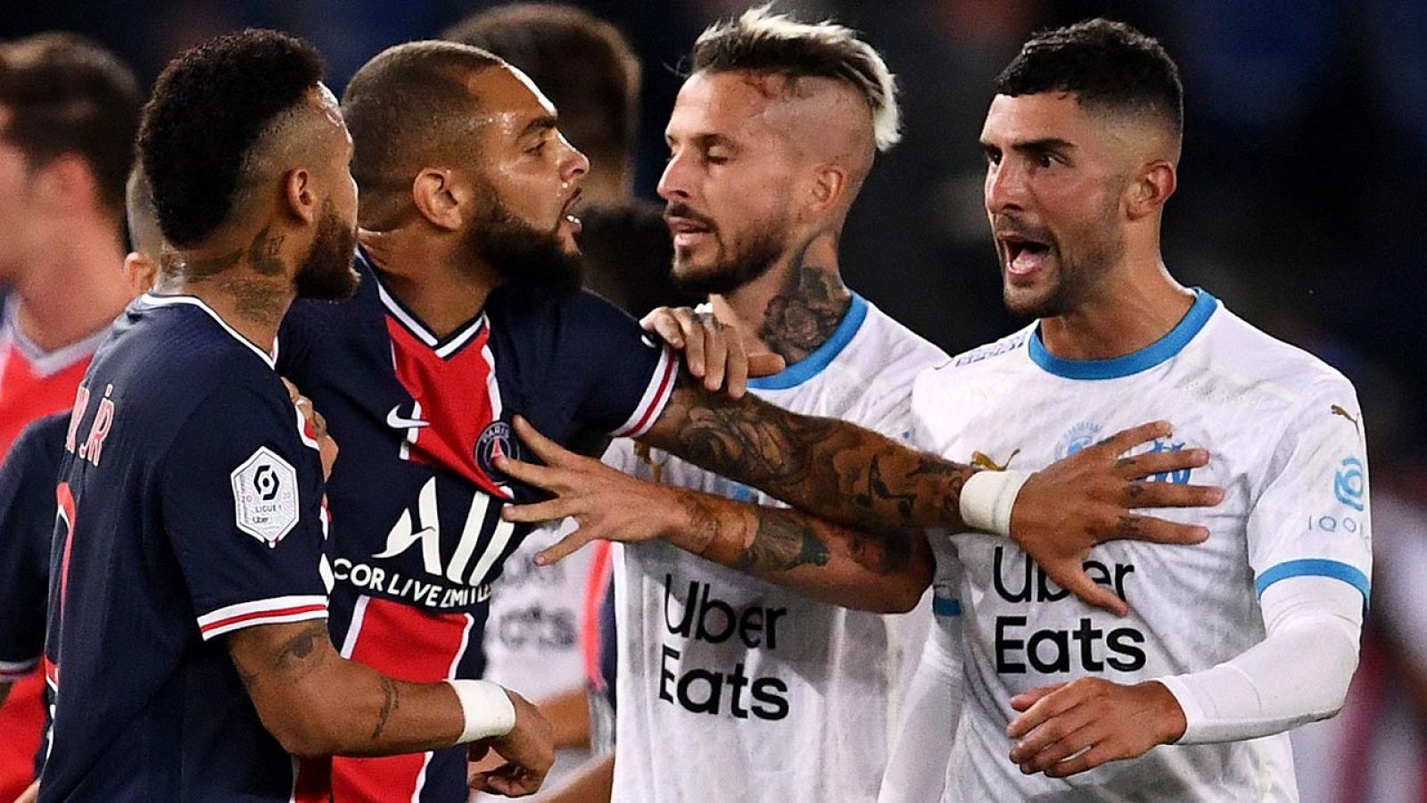 Dos partidos de suspensión para Neymar por abofetear a Álvaro González