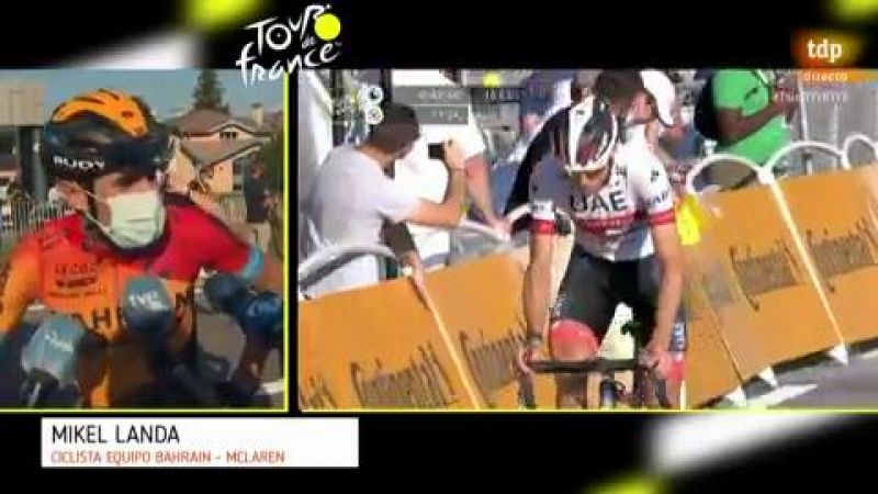 Tour 2020 | Landa, "contento" tras su ataque en la 18ª etapa | Ver