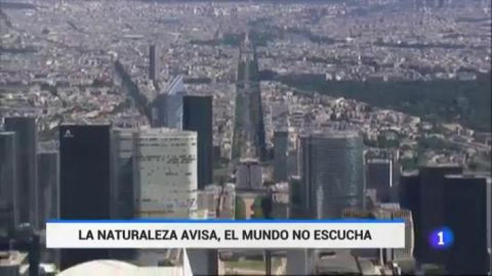 Telediario 1 - El alarmante deshielo en el Ártico, uno de los temas principales de la Cumbre del Clima de Viena
