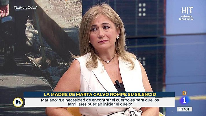La hora de La 1 - La madre de Marta Calvo habla sobre el asesinato de su hija