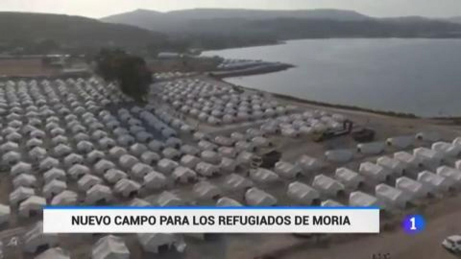 Telediario 1: El nuevo campo de refugiados de Lesbos acoge ya a unas 7.000 personas | RTVE Play