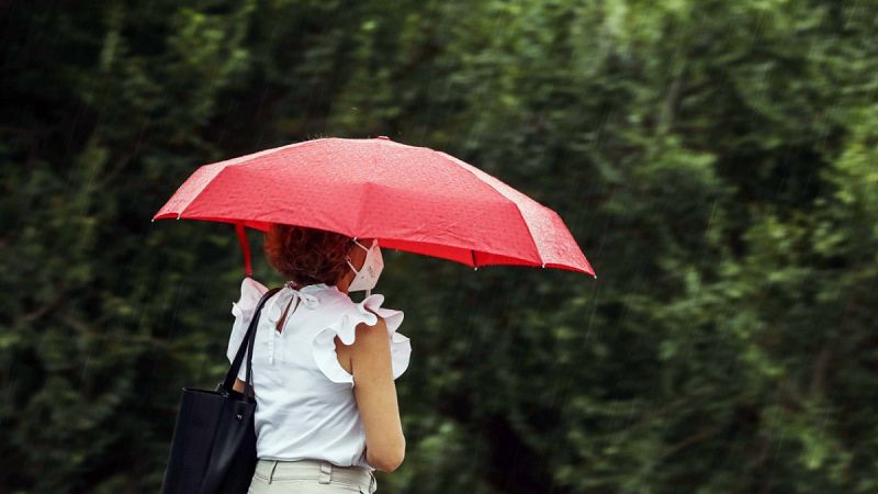 Lluvias fuertes y persistentes en amplias zonas de la Península