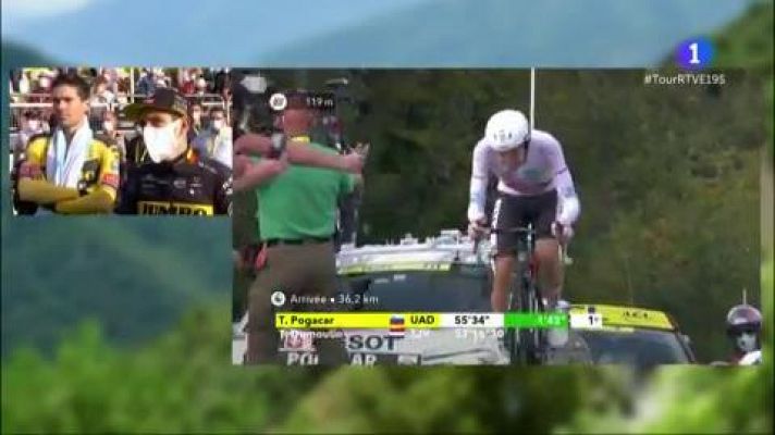 Tour de Francia - Tour 2020 | Pogacar logra un remontada espectacular en la crono final