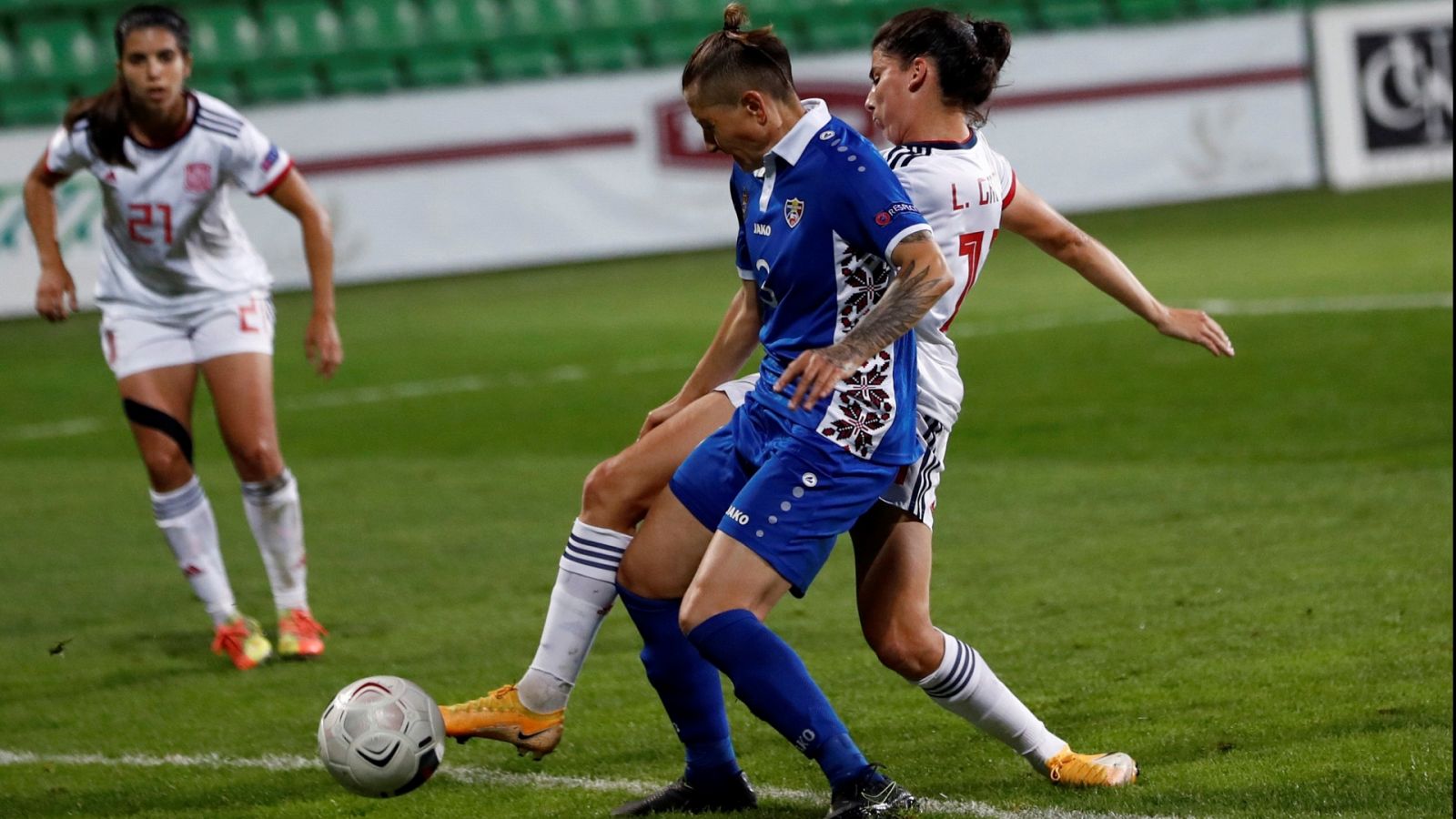 Fútbol - Clasificación Eurocopa femenina, 7ª jornada: Moldavia - España. Desde Moldavia - RTVE.es